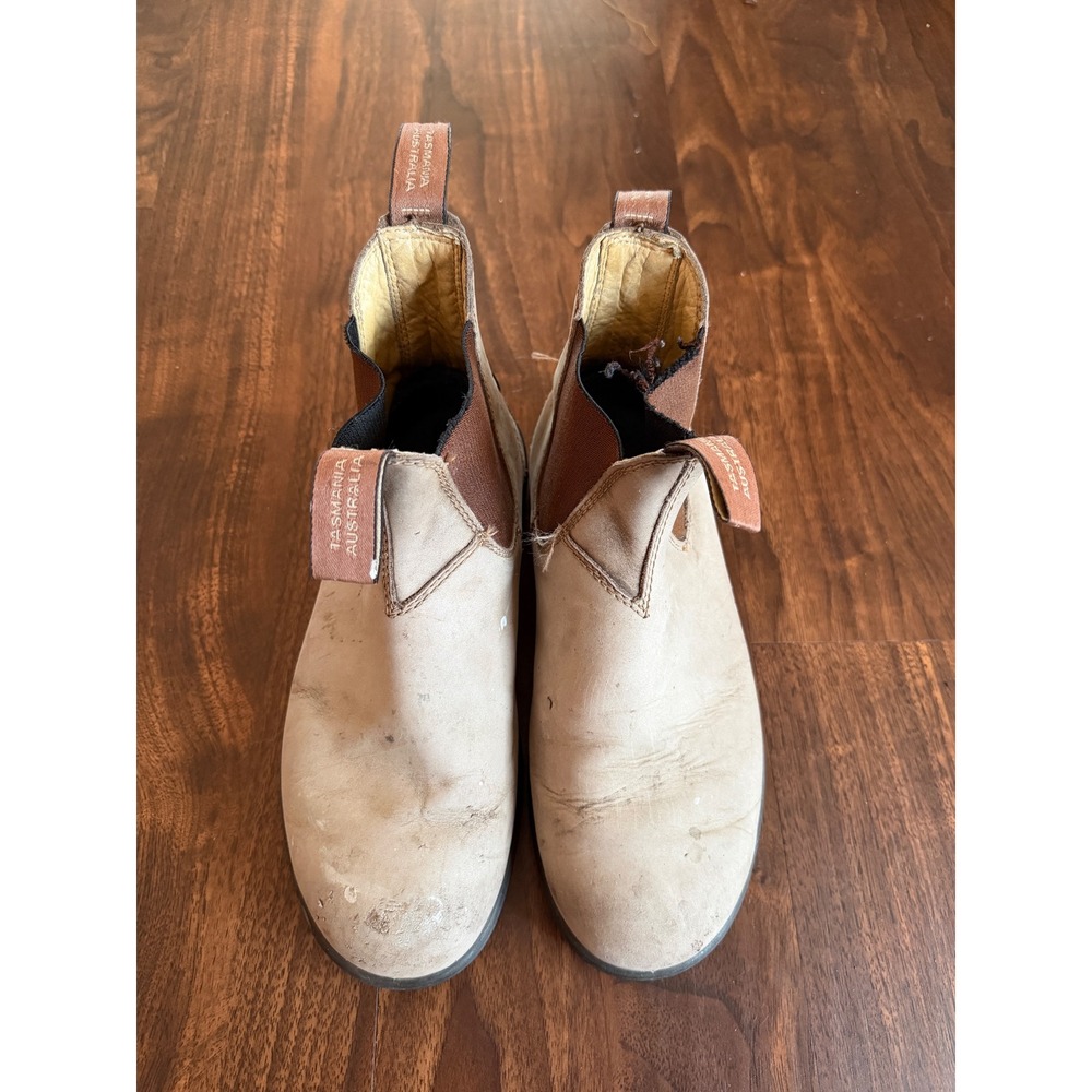 Distressed Blundstone Boots- Rustic Brown (Faded) - Aus Size 7.5 Men's